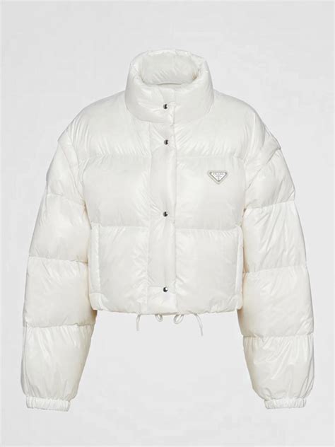 white prada puffer
